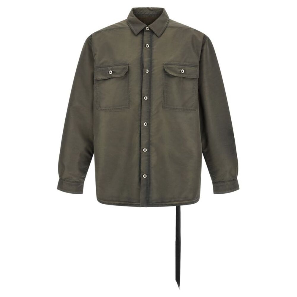 DRKSHDW Gray Nylon Full-Length Men's Jacket